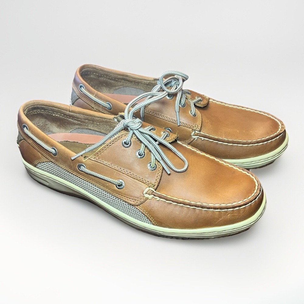 Sperry Men's Billfish 3-eye Boat‎ Shoe Dark Tan Size 10.5
